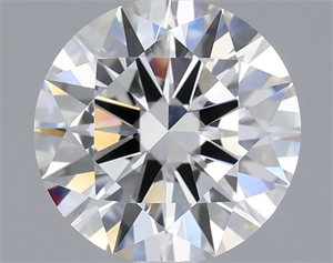 Picture of Natural Diamond 0.76 Carats, Round with Excellent Cut, E Color, VVS2 Clarity and Certified by IGI