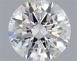 Picture of Natural Diamond 0.40 Carats, Round with Excellent Cut, H Color, I1 Clarity and Certified by IGI