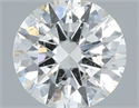 Natural Diamond 0.40 Carats, Round with Very Good Cut, H Color, I1 Clarity and Certified by IGI