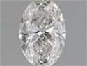 Diamante Natural 0.81 quilates, Ovalado , Color H, claridad SI2 y certificado GIA