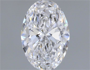 Picture of Natural Diamond 0.50 Carats, Oval with  Cut, D Color, SI1 Clarity and Certified by GIA