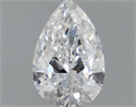 Diamante Natural 0.50 quilates, De pera , Color E, claridad SI1 y certificado GIA