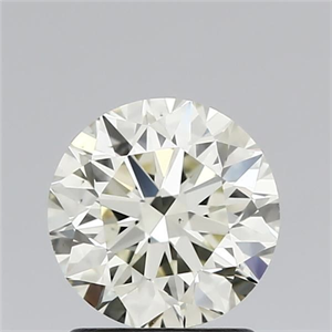 Picture of Natural Diamond 1.41 Carats, Round with Excellent Cut, N Color, VS1 Clarity and Certified by IGI