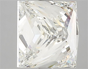 Picture of Natural Diamond 3.00 Carats, Princess with  Cut, I Color, SI2 Clarity and Certified by IGI