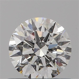 Picture of Natural Diamond 0.51 Carats, Round with Excellent Cut, F Color, SI1 Clarity and Certified by GIA