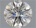 Natural Diamond 1.21 Carats, Round with Excellent Cut, K Color, VS2 Clarity and Certified by GIA