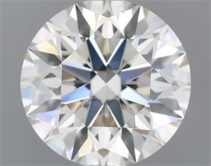 Picture of Natural Diamond 1.01 Carats, Round with Excellent Cut, K Color, VS1 Clarity and Certified by GIA