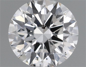 Foto Diamante Natural 0.40 quilates, Redondo , Color J, claridad SI2 y certificado GIA de