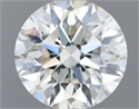 Natural Diamond 0.58 Carats, Round with Excellent Cut, J Color, VVS2 Clarity and Certified by GIA