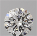 Natural Diamond 0.51 Carats, Round with Excellent Cut, G Color, VS2 Clarity and Certified by GIA