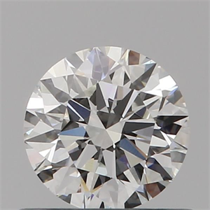 Picture of Natural Diamond 0.51 Carats, Round with Excellent Cut, G Color, VS2 Clarity and Certified by GIA