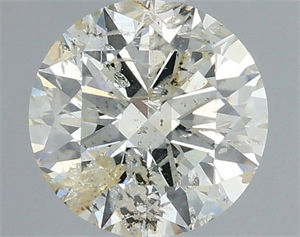 Picture of Natural Diamond 0.50 Carats, Round with Excellent Cut, L Color, I1 Clarity and Certified by IGI