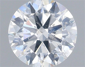 Foto Diamante Natural 0.70 quilates, Redondo , Color E, claridad SI2 y certificado IGI de