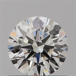 Picture of Natural Diamond 0.52 Carats, Round with Excellent Cut, H Color, VS1 Clarity and Certified by GIA