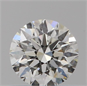 Natural Diamond 0.52 Carats, Round with Excellent Cut, G Color, VS2 Clarity and Certified by GIA