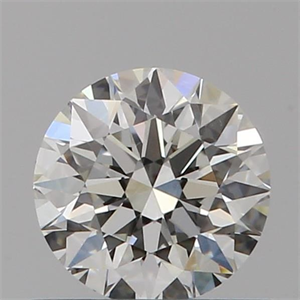 Picture of Natural Diamond 0.52 Carats, Round with Excellent Cut, G Color, VS2 Clarity and Certified by GIA