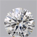Natural Diamond 0.70 Carats, Round with Very Good Cut, G Color, I1 Clarity and Certified by GIA
