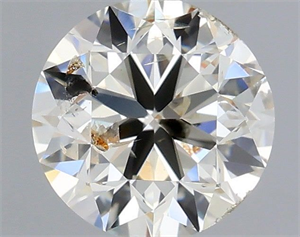 Foto Diamante Natural 0.70 quilates, Redondo , Color J, claridad SI2 y certificado IGI de