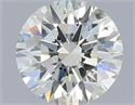 Natural Diamond 0.40 Carats, Round with Excellent Cut, G Color, SI2 Clarity and Certified by IGI