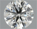 Natural Diamond 0.40 Carats, Round with Excellent Cut, I Color, SI2 Clarity and Certified by IGI