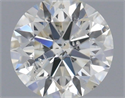 Natural Diamond 0.40 Carats, Round with Excellent Cut, I Color, SI2 Clarity and Certified by IGI