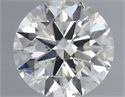 Natural Diamond 0.40 Carats, Round with Excellent Cut, I Color, SI2 Clarity and Certified by IGI