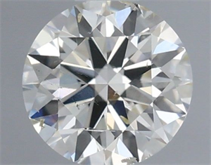 Picture of Natural Diamond 0.40 Carats, Round with Excellent Cut, I Color, SI2 Clarity and Certified by IGI