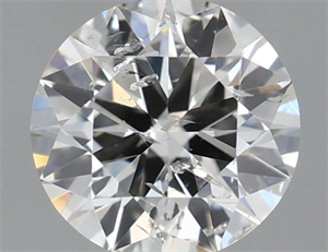 Picture of Natural Diamond 0.40 Carats, Round with Excellent Cut, I Color, SI2 Clarity and Certified by IGI