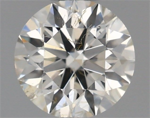 Picture of Natural Diamond 0.40 Carats, Round with Excellent Cut, I Color, SI2 Clarity and Certified by IGI