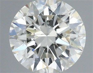 Picture of Natural Diamond 0.40 Carats, Round with Excellent Cut, I Color, SI2 Clarity and Certified by IGI