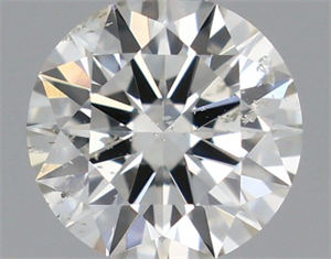 Picture of Natural Diamond 0.40 Carats, Round with Excellent Cut, I Color, SI2 Clarity and Certified by IGI