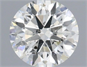 Natural Diamond 0.40 Carats, Round with Excellent Cut, I Color, SI2 Clarity and Certified by IGI