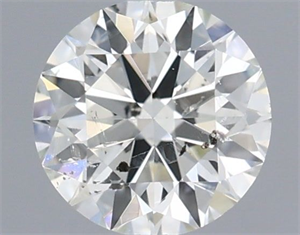 Picture of Natural Diamond 0.40 Carats, Round with Excellent Cut, I Color, SI2 Clarity and Certified by IGI