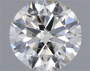 Picture of Natural Diamond 0.40 Carats, Round with Excellent Cut, I Color, SI2 Clarity and Certified by IGI