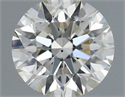 Natural Diamond 0.41 Carats, Round with Excellent Cut, I Color, SI2 Clarity and Certified by IGI