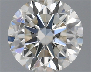 Picture of Natural Diamond 0.40 Carats, Round with Excellent Cut, I Color, SI2 Clarity and Certified by IGI