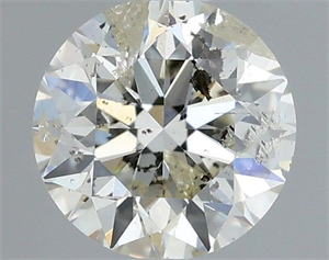 Picture of Natural Diamond 0.43 Carats, Round with Excellent Cut, I Color, I1 Clarity and Certified by IGI