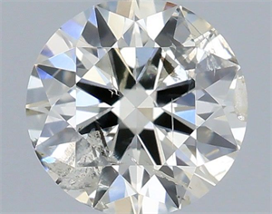 Picture of Natural Diamond 0.41 Carats, Round with Excellent Cut, I Color, I1 Clarity and Certified by IGI