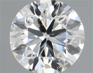 Picture of Natural Diamond 0.40 Carats, Round with Very Good Cut, I Color, SI2 Clarity and Certified by IGI