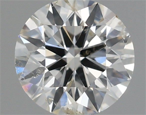 Picture of Natural Diamond 0.40 Carats, Round with Very Good Cut, I Color, SI2 Clarity and Certified by IGI