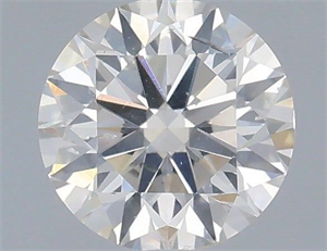 Picture of Natural Diamond 0.40 Carats, Round with Excellent Cut, I Color, SI2 Clarity and Certified by IGI