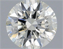 Natural Diamond 0.40 Carats, Round with Excellent Cut, I Color, SI2 Clarity and Certified by IGI