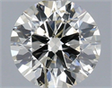 Natural Diamond 0.40 Carats, Round with Excellent Cut, I Color, I1 Clarity and Certified by IGI