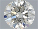 Natural Diamond 0.40 Carats, Round with Excellent Cut, I Color, I1 Clarity and Certified by IGI