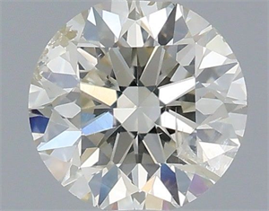 Picture of Natural Diamond 0.40 Carats, Round with Excellent Cut, I Color, I1 Clarity and Certified by IGI