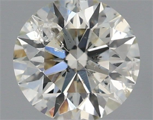 Picture of Natural Diamond 0.40 Carats, Round with Excellent Cut, J Color, SI2 Clarity and Certified by IGI
