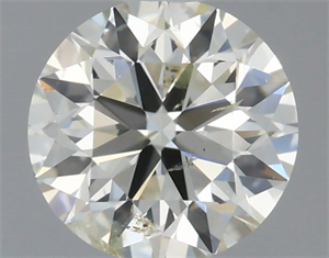 Picture of Natural Diamond 0.41 Carats, Round with Excellent Cut, J Color, SI2 Clarity and Certified by IGI