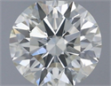 Natural Diamond 0.40 Carats, Round with Excellent Cut, J Color, SI2 Clarity and Certified by IGI