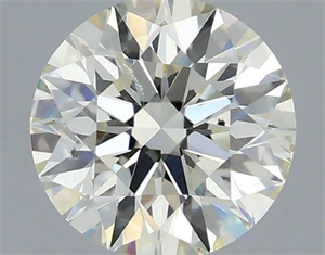 Foto Diamante Natural 0.40 quilates, Redondo , Color J, claridad SI2 y certificado IGI de