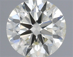 Picture of Natural Diamond 0.40 Carats, Round with Excellent Cut, J Color, SI2 Clarity and Certified by IGI